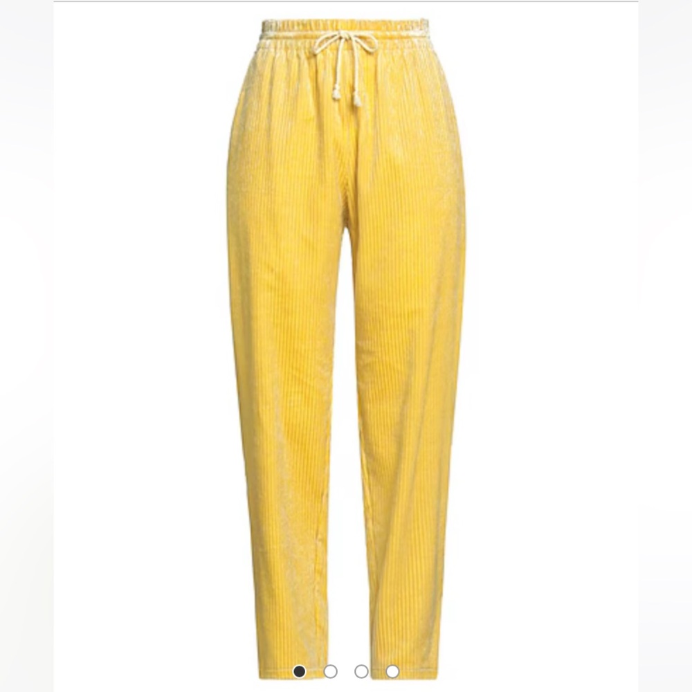 NWOT Forte Forte Italian Made Cotton Blend Corduroy Elastic Strap Pants Size M